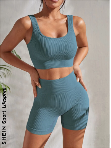 Contrast Binding Sports Set